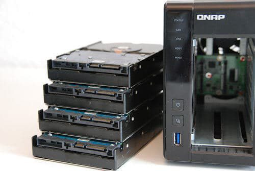 QNAP Datenrettung 4 bay NAS QNAP Datenrettung 4 bay NAS